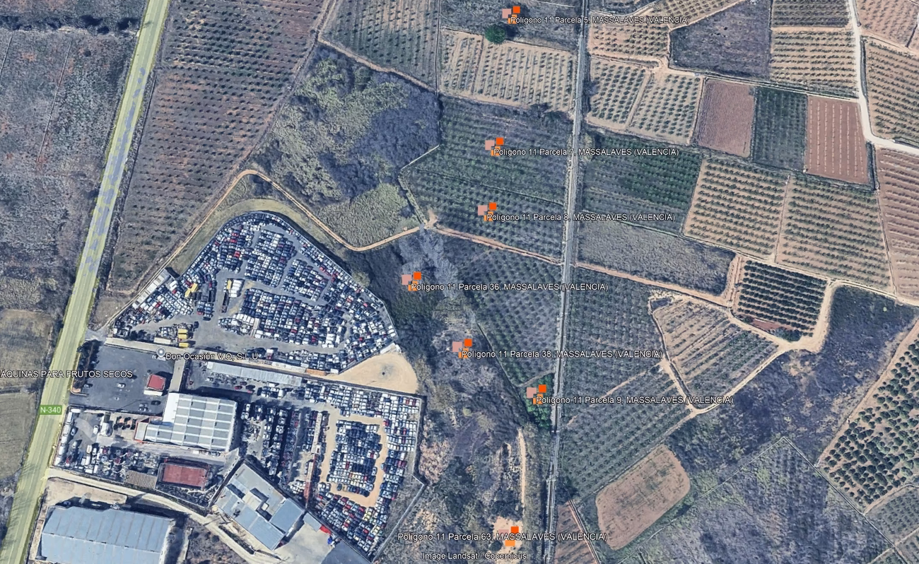 LOTE de 20 Fincas Rusticas en Massalavés (Valencia)