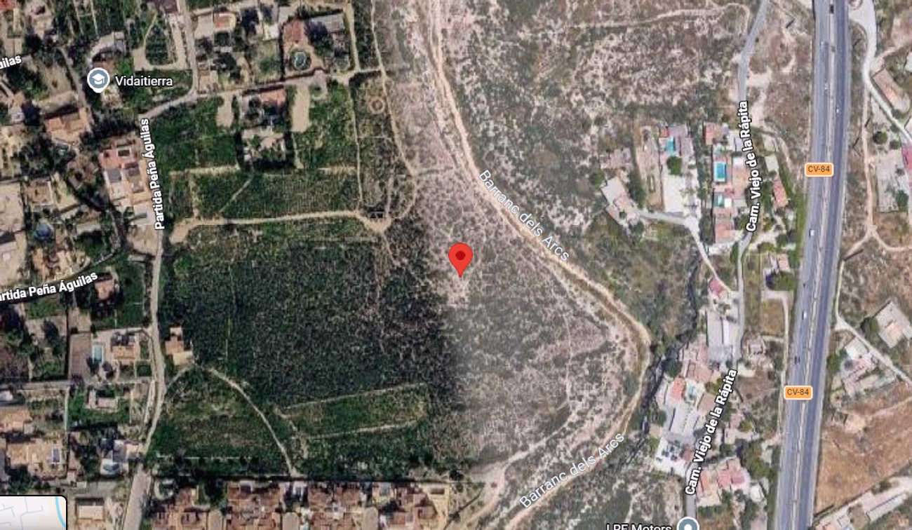 FR 14935, el Salvador (Elche), Peña de las Aguilas.Uso industrial