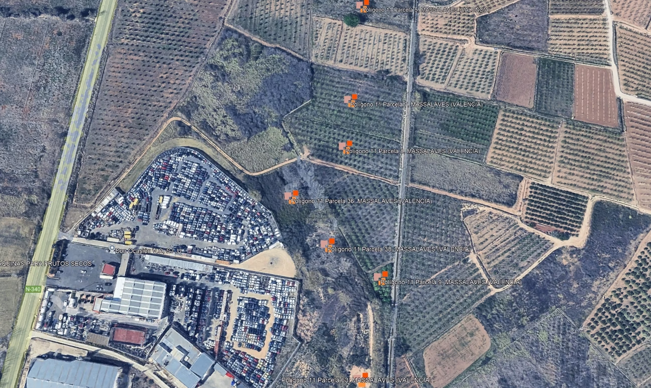LOTE de 20 Fincas Rusticas en Massalavés (Valencia)