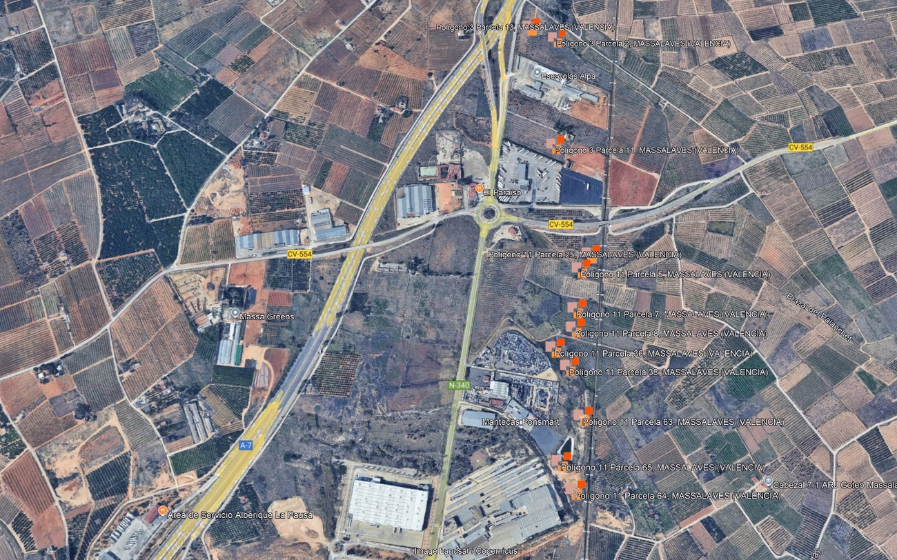 LOTE de 20 Fincas Rusticas en Massalavés (Valencia)