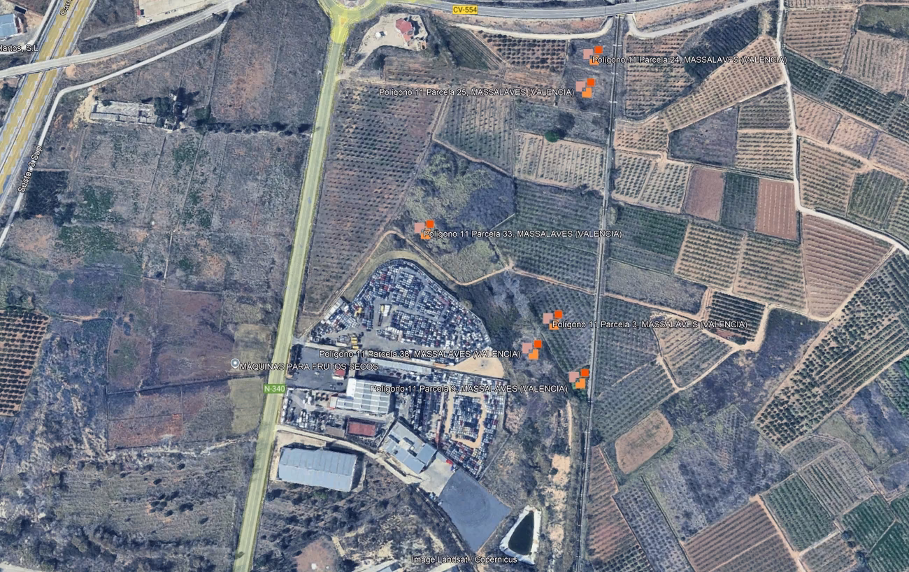 LOTE de 20 Fincas Rusticas en Massalavés (Valencia)