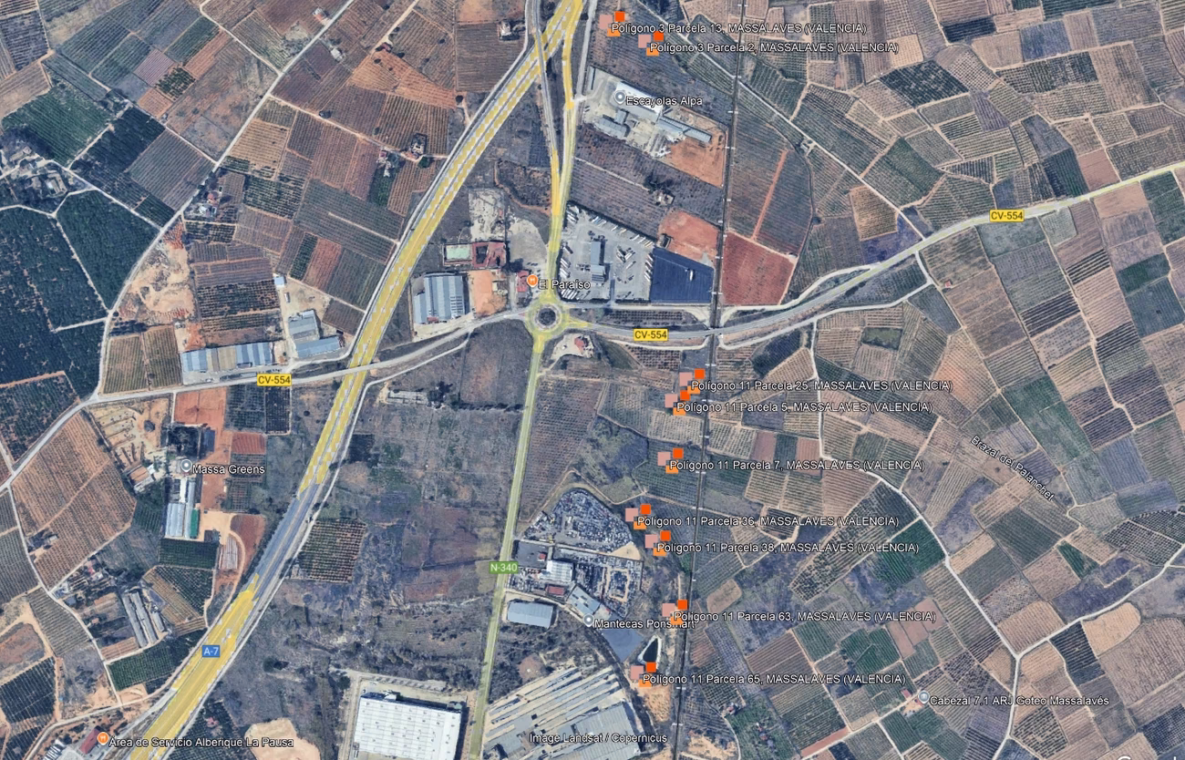 LOTE de 20 Fincas Rusticas en Massalavés (Valencia)